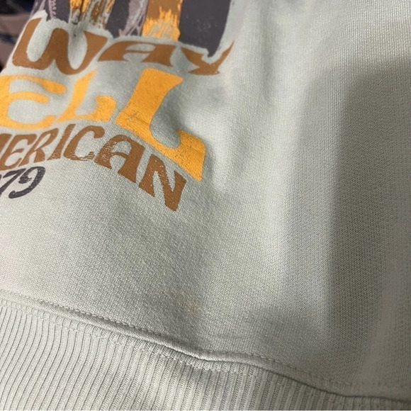 AC/DC Gray Sweatshirt with Graphic Print - Picture 5 of 5